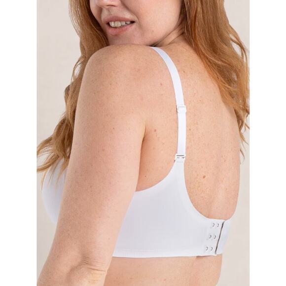 Shapermint Essentials Women Smoothing Comfort Straps Wireless Bra Sz S White NWT - Picture 3 of 9
